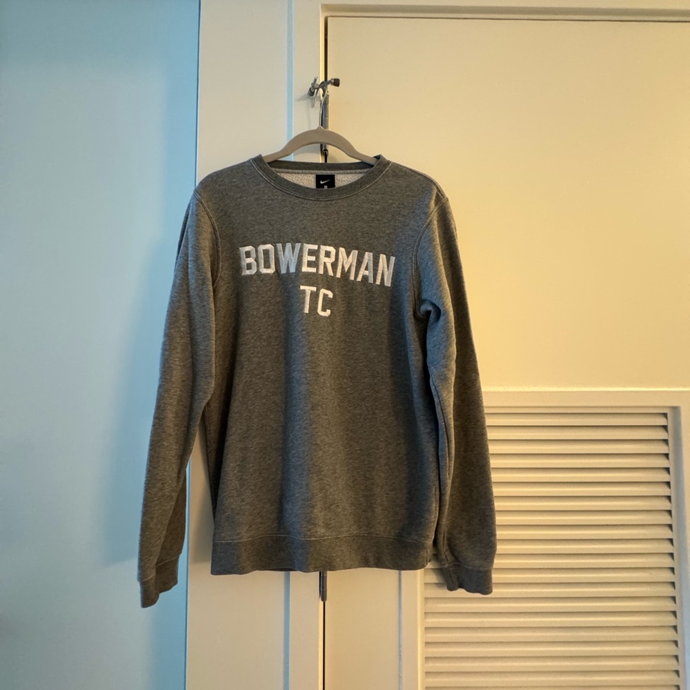 Bowerman Track Club Light Gray Crewneck Sweatshirt